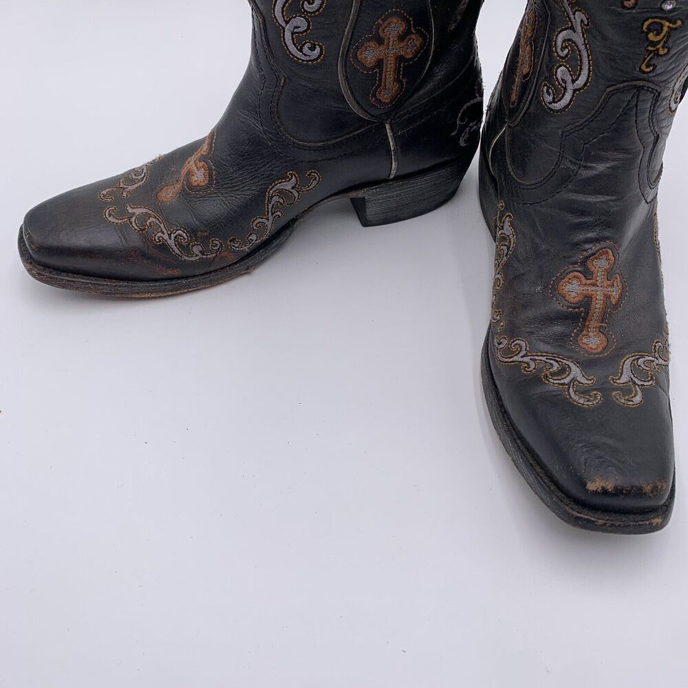 Ariat Gypsy Soule Cowgirl Boots Womens Brown Leather‎ Guilded Gypsy Size 8 B - Picture 6 of 8